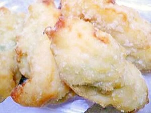 マスタード風味の鶏ささみ竜田揚げ